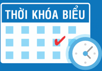 Thời khoá biểu học kỳ 1 năm học 2020 - 2021